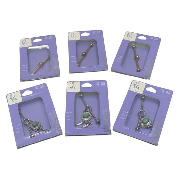 Claire’s Cartilage Jewelry Bundle - 6 Pieces - Picture 1 of 3